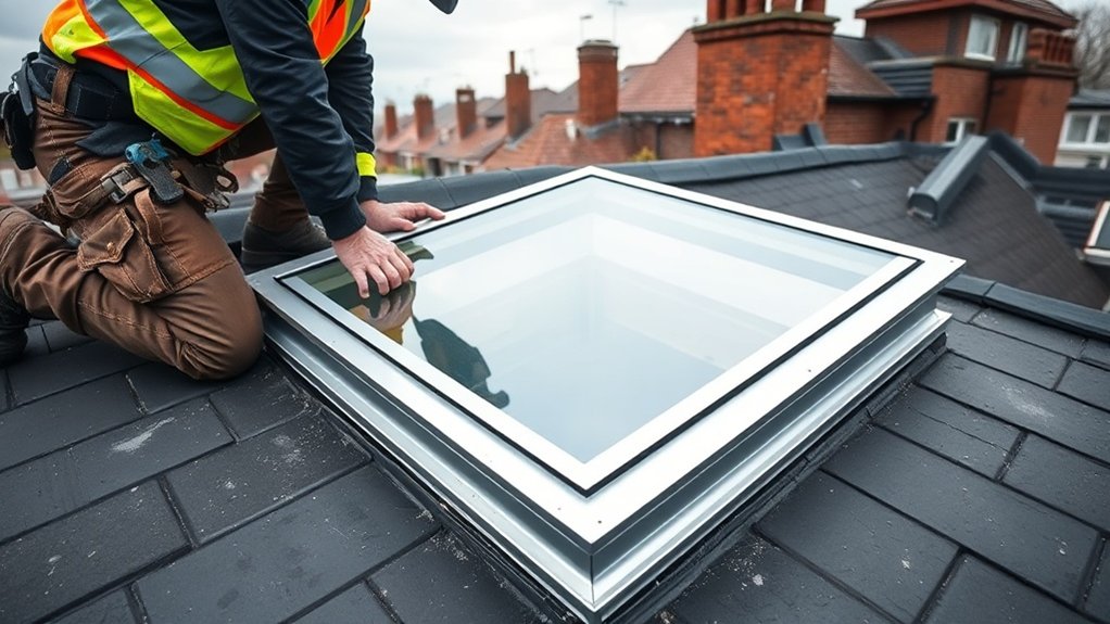 Skylight Installation Burnt Oak